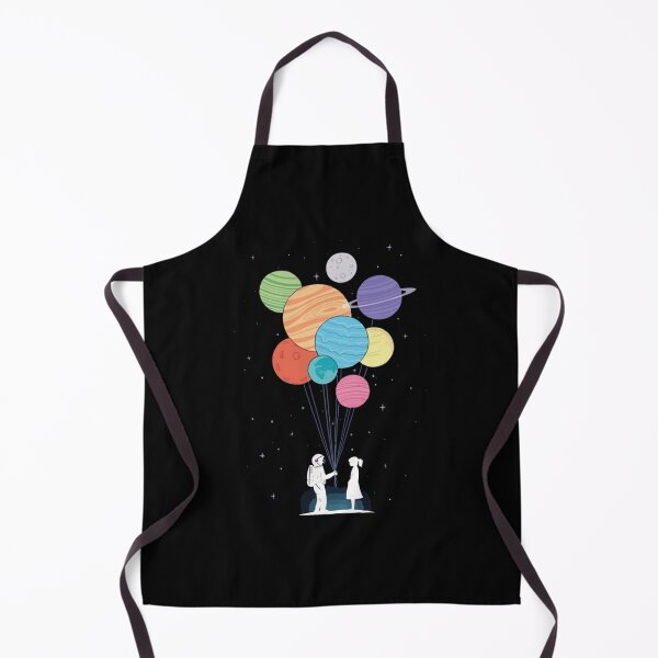 Item preview, Astronaut Proposing Planet Balloons designed and sold by Nilima Bano ⭐⭐⭐⭐.