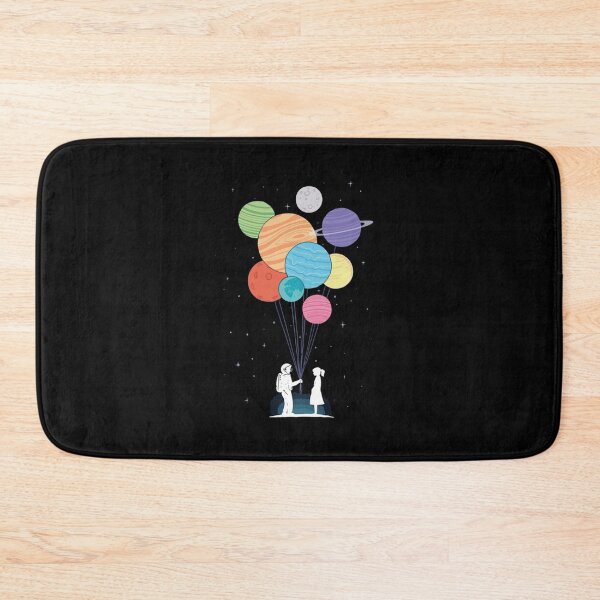 Item preview, Astronaut Proposing Planet Balloons designed and sold by Nilima Bano ⭐⭐⭐⭐.