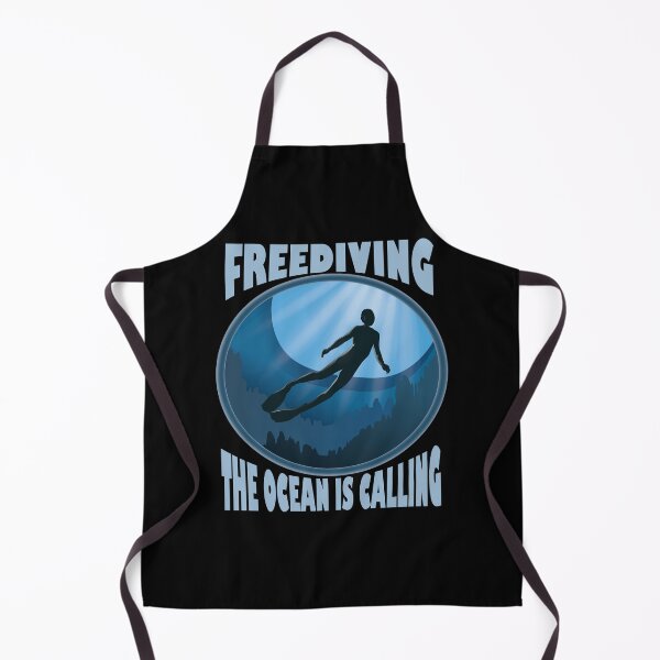 Item preview, Freediving The Ocean Is Calling designed and sold by TheInkElephant.