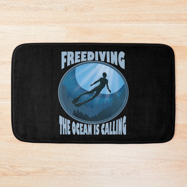 Item preview, Freediving The Ocean Is Calling designed and sold by TheInkElephant.