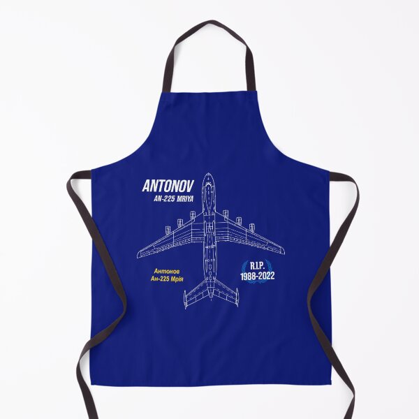 Item preview, AN-225 Antonov Mriya Cargo Plane RIP Poster blue edition designed and sold by angelisart.