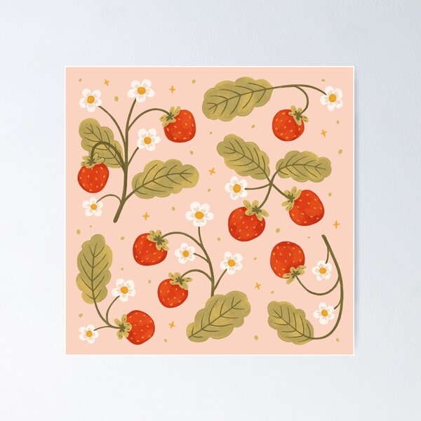 Item preview, Sweet Strawberries designed and sold by ohjessmarie.