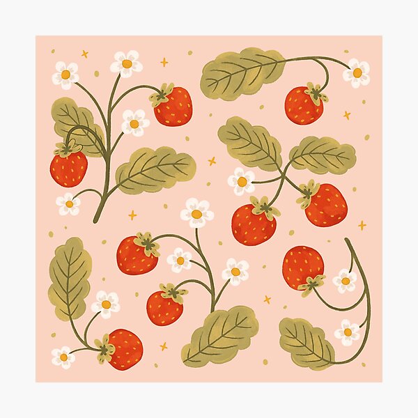 Item preview, Sweet Strawberries designed and sold by ohjessmarie.