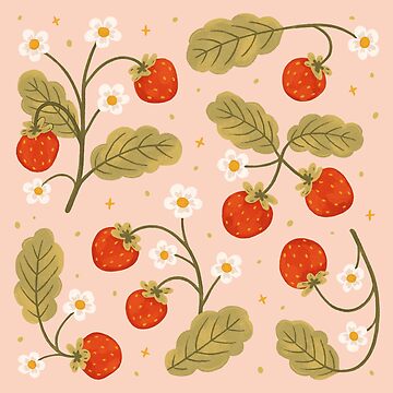 Artwork thumbnail, Sweet Strawberries by ohjessmarie