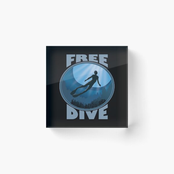 Item preview, Freedive - The Ocean Is Calling designed and sold by TheInkElephant.