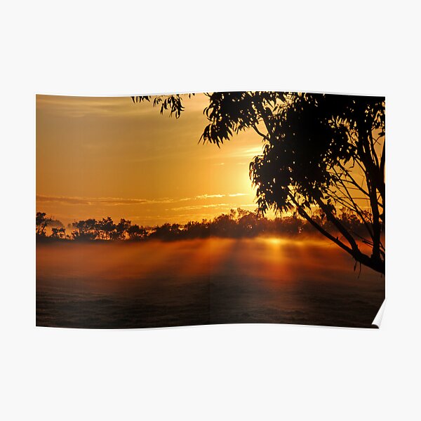 The rays of dawn Poster