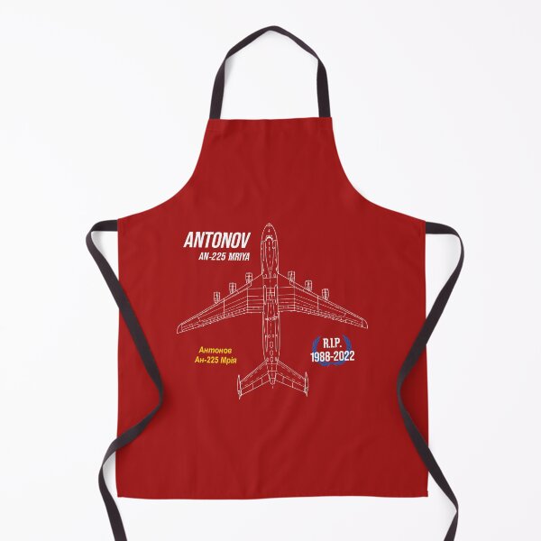 Item preview, AN-225 Antonov Mriya Cargo Plane RIP Poster red edition designed and sold by angelisart.