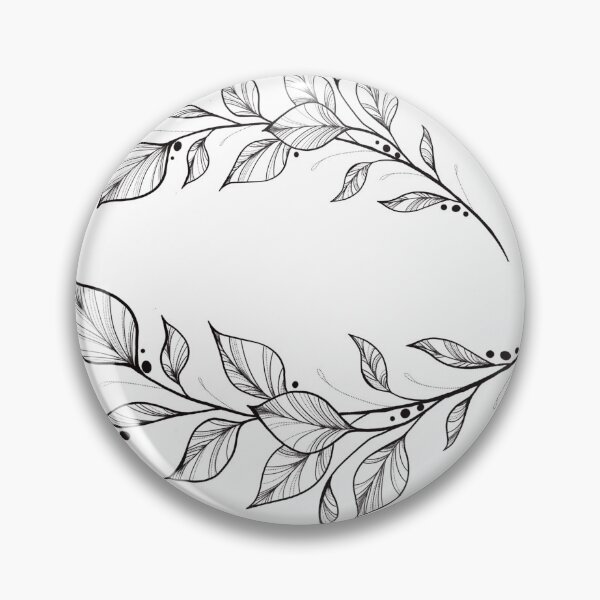 Item preview, botany tattoo sketch - beautiful twig plant. Botanical element template for graphic design, wedding decor, textiles, souvenir gift, stationery print designed and sold by Sunshine2504.
