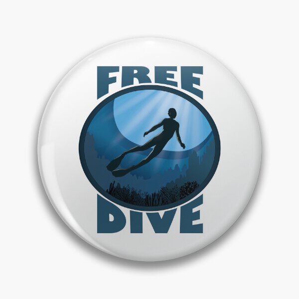 Item preview, Freedive - The Ocean Is Calling designed and sold by TheInkElephant.