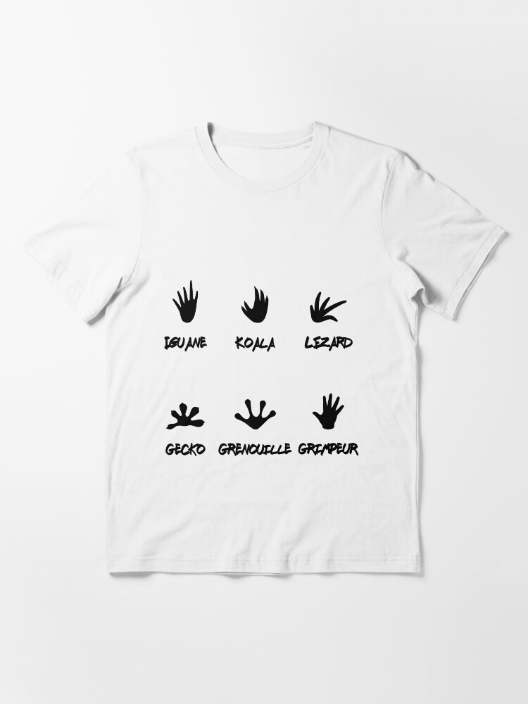 Aperçu 3 sur 7. T-shirt essentiel avec l'œuvre Empreintes sauvages créée et vendue par M1D33L.