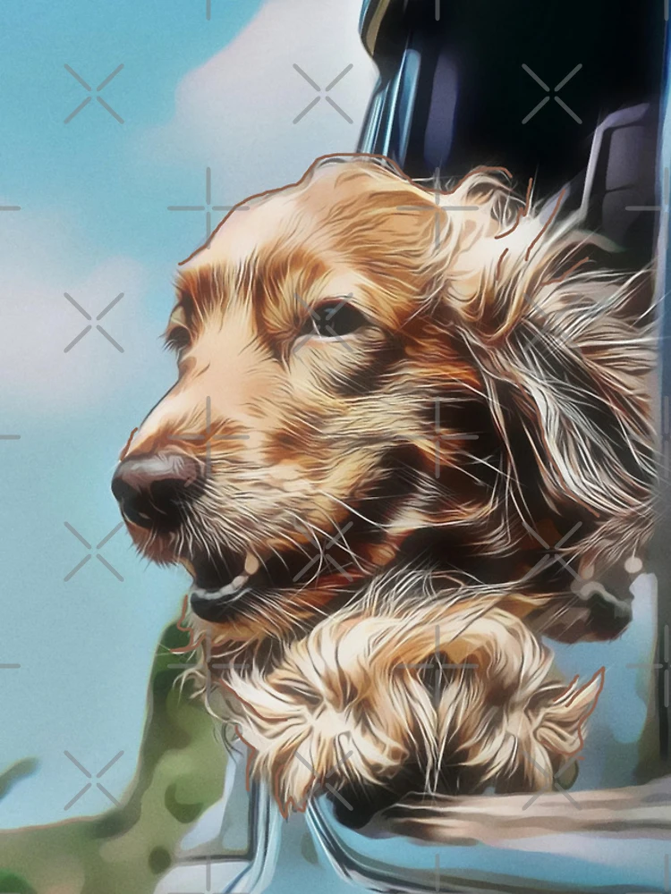 Thumbnail 4 of 4, iPhone Case, Cocker Spaniel Riding In Car designed and sold by NiftyTees.