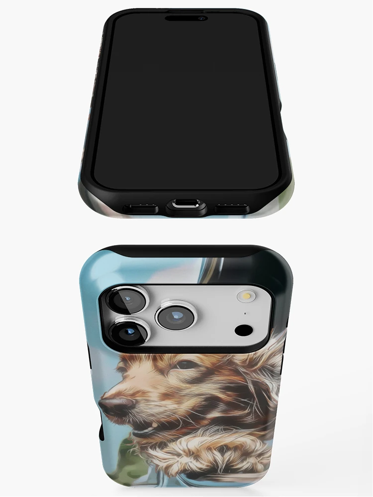 Thumbnail 3 of 4, iPhone Case, Cocker Spaniel Riding In Car designed and sold by NiftyTees.