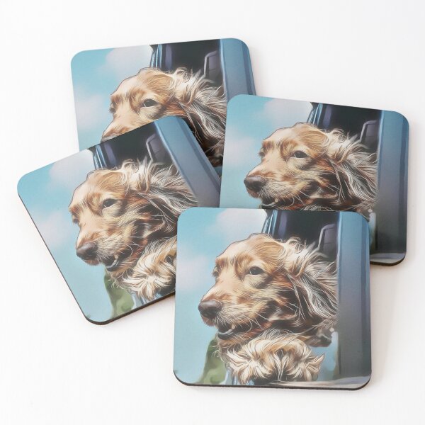 Item preview, Cocker Spaniel Riding In Car designed and sold by NiftyTees.