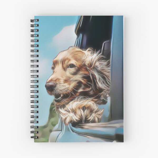 Item preview, Cocker Spaniel Riding In Car designed and sold by NiftyTees.