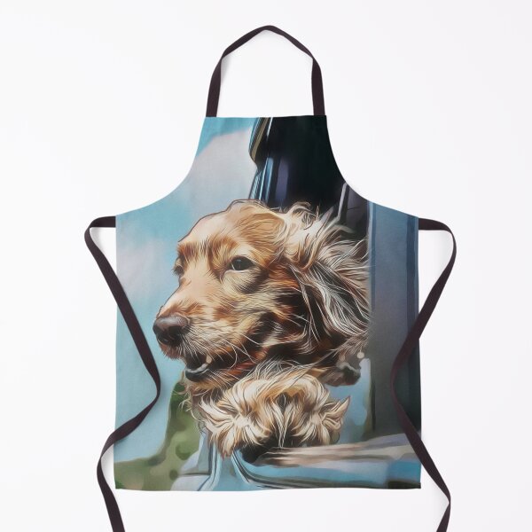 Item preview, Cocker Spaniel Riding In Car designed and sold by NiftyTees.