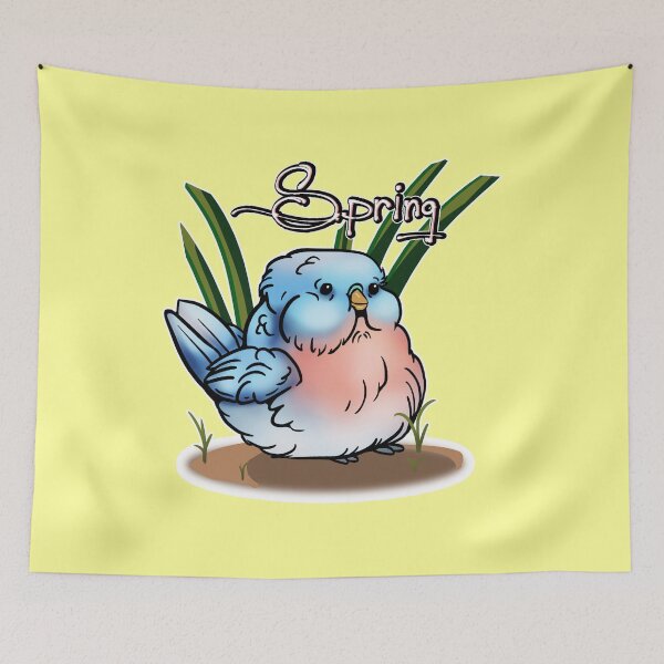 Item preview, Springtime Bluebird: Spring designed and sold by iduzarts.
