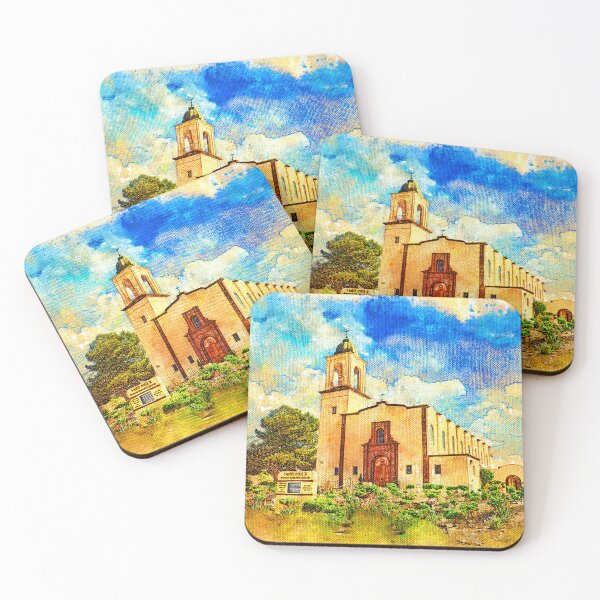 Item preview, Saint Pius X Church in Chula Vista - digital painting designed and sold by NickoPrints.