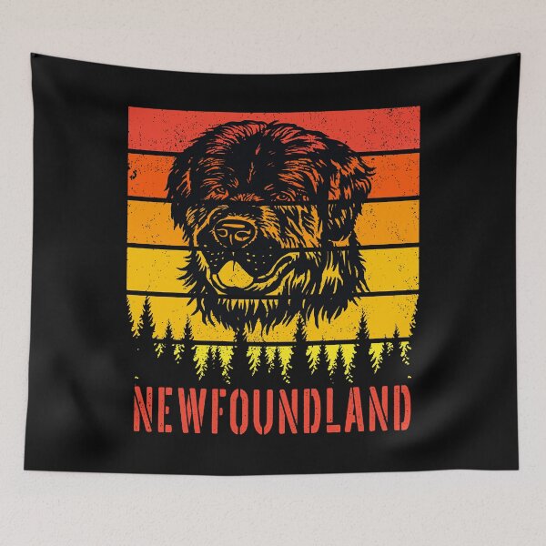 Item preview, Newfoundland Dog Lovers Sunset For Dad Mom Dad Gift designed and sold by WellingtonAdams.