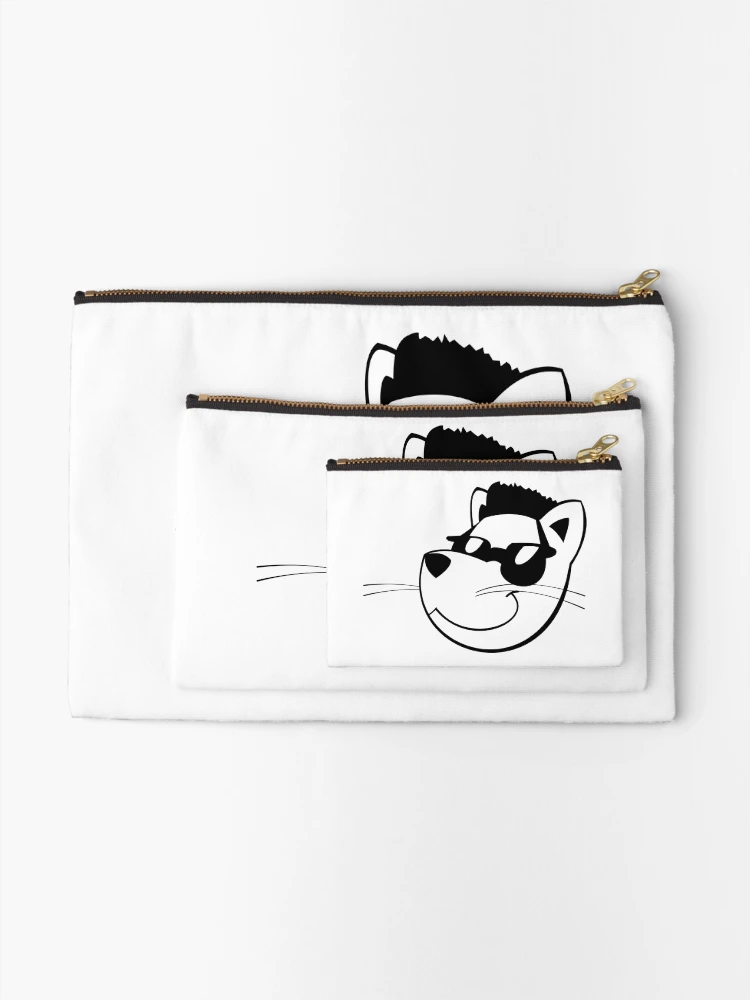 Thumbnail 2 of 4, Zipper Pouch, Mode Cat designed and sold by RekaFodor.