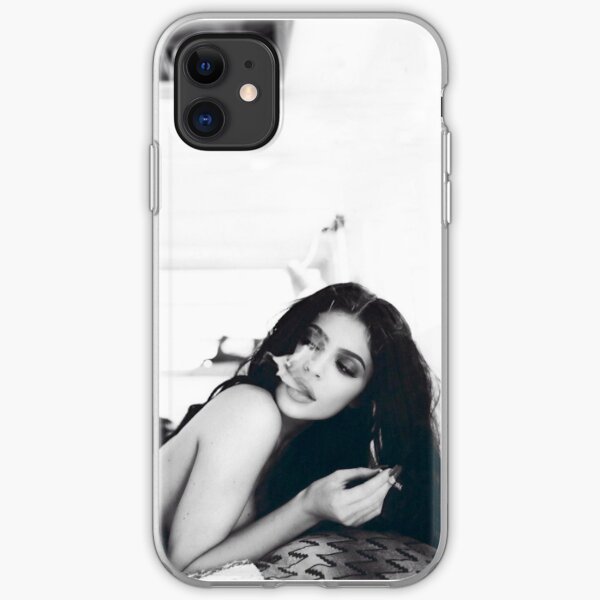 Kylie Jenner Monochrome Chilling iPhone Soft Case