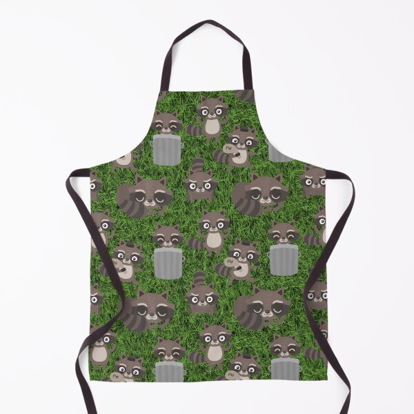 Item preview, cute raccoons garbage trash cans funny designed and sold by Gossip Rag.
