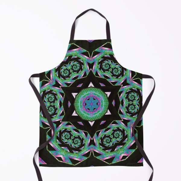 Item preview, Psychedelic Green Trippy Kaleidoscopic Art Pattern | StokedUpArt designed and sold by StokedUpArt.