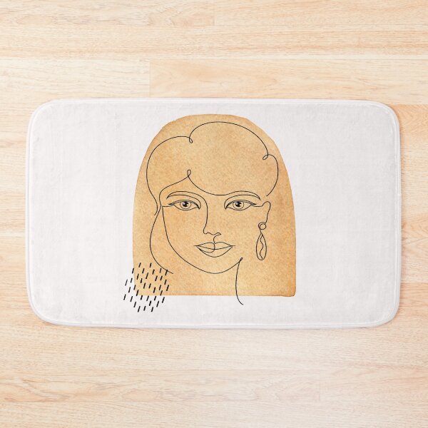 Aperçu de l'œuvre Visages abstraits One Line Woman Art créée et vendue par virillanissa.