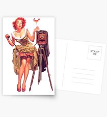 Pin-up photographer Postcards