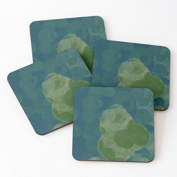 Item preview, Abstract bubbles on green texture designed and sold by Bepslabor.