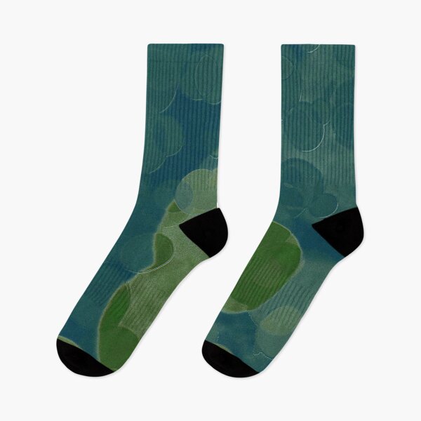 Item preview, Abstract bubbles on green texture designed and sold by Bepslabor.
