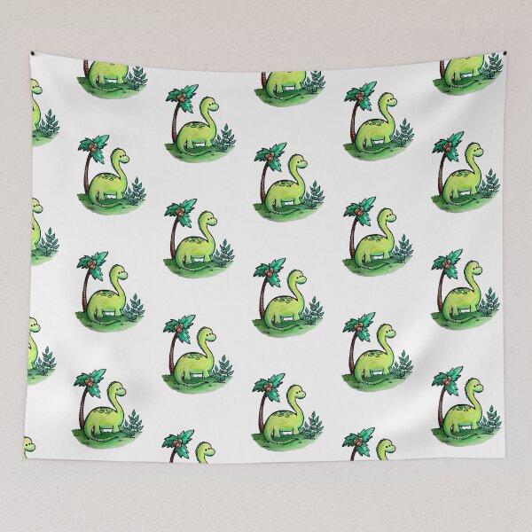 Item preview, Dinosaur Watercolor Art designed and sold by kmstudio.