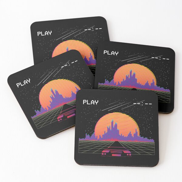 Item preview, Fast Car Retrowave Soundwave designed and sold by Roman Swift.