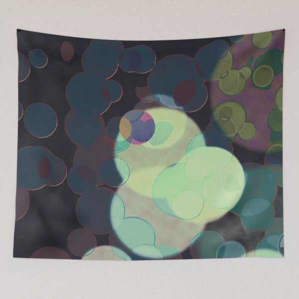 Item preview, Lights bubbles on dark texture designed and sold by Bepslabor.
