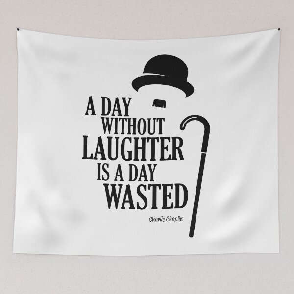 Item preview, Chaplin a day without a laughter is a day wasted designed and sold by VinagreShop.