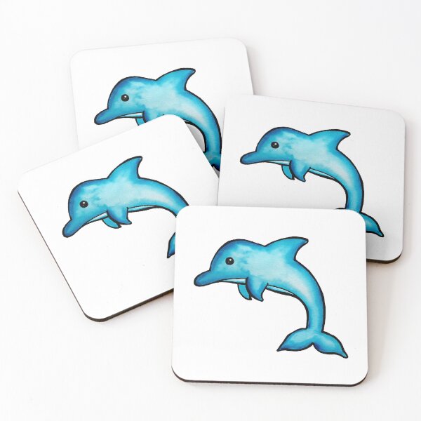 Item preview, Dolphin Watercolor designed and sold by kmstudio.