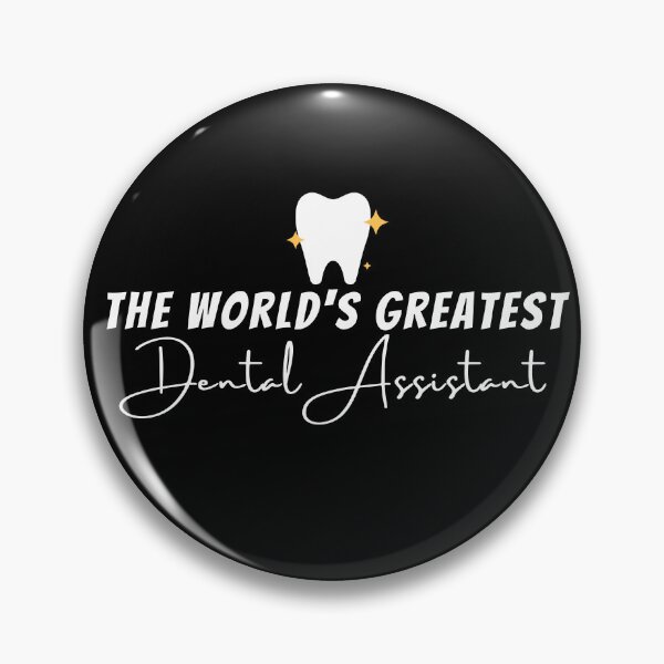 Item preview, Dental assistant quotes funny,cool black and white illustration, the world's greatest dental assistant. designed and sold by Coolclassy.