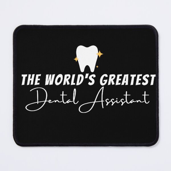 Item preview, Dental assistant quotes funny,cool black and white illustration, the world's greatest dental assistant. designed and sold by Coolclassy.