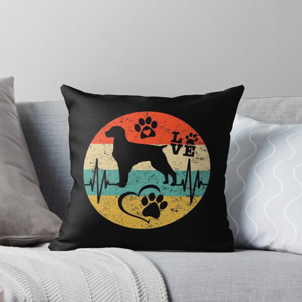 Item preview, brittany spaniel lover, vintage retro sunset brittany spaniel puppy dog, funny brittany spaniels dogs owner mom gift designed and sold by PRINTED ..