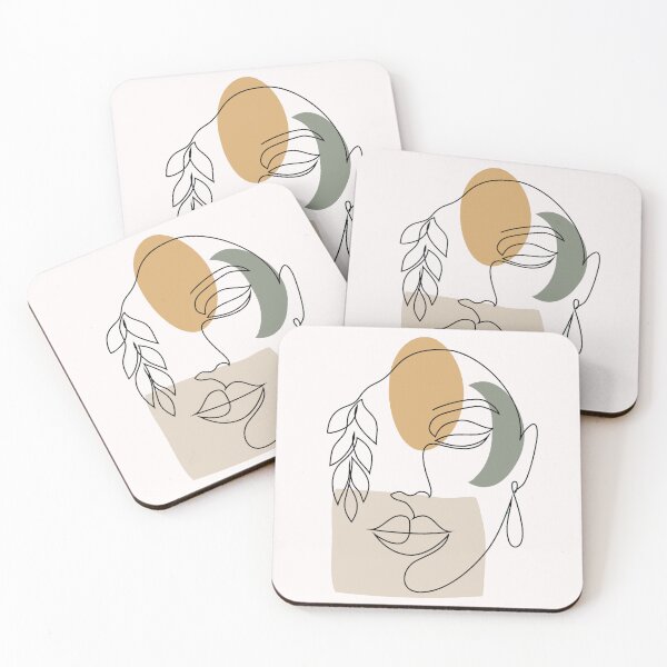 Item preview, Abstract Faces One Line Woman Art designed and sold by virillanissa.