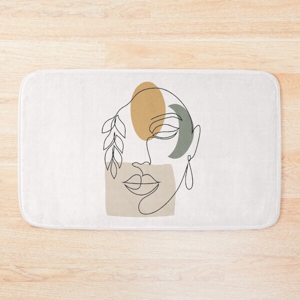 Aperçu de l'œuvre Visages abstraits One Line Woman Art créée et vendue par virillanissa.