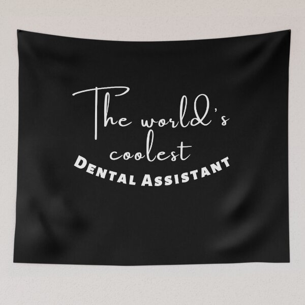 Item preview, Dental assistant quotes funny,cool black and white illustration, the world's coolest dental assistant. designed and sold by Coolclassy.