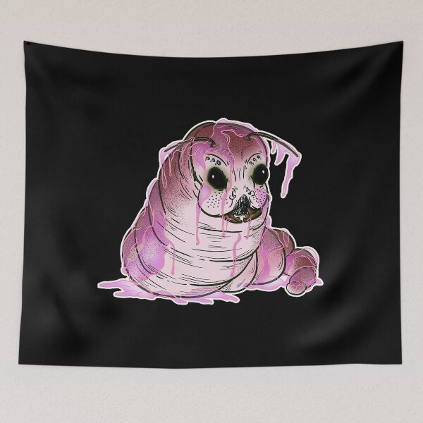 Item preview, Slime Worm Pink designed and sold by iduzarts.