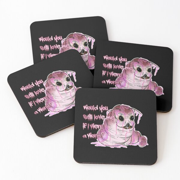 Item preview, Slime Worm Pink: Would you still love me if I were a worm? designed and sold by iduzarts.