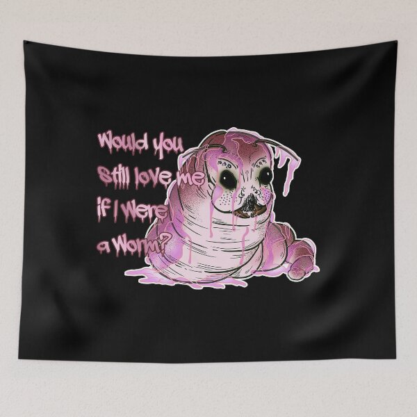 Item preview, Slime Worm Pink: Would you still love me if I were a worm? designed and sold by iduzarts.