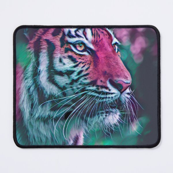Item preview, Psychedelic Midnight Wildlife Tiger Zoo designed and sold by TheWildFlix.