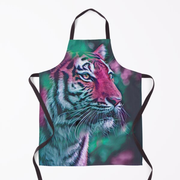 Item preview, Psychedelic Midnight Wildlife Tiger Zoo designed and sold by TheWildFlix.