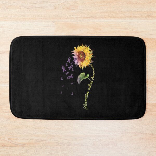 Item preview, Ulcerative Colitis Awareness Sunflowe designed and sold by KevinSoobin.