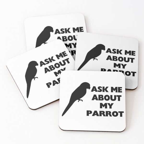 Item preview, Ask Me About My Parrot designed and sold by FireFoxxy.