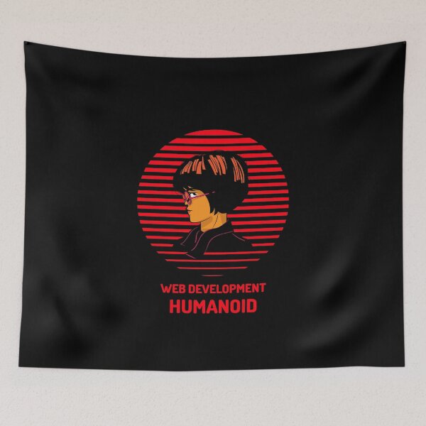 Item preview, Web Development Humanoid - Coding Programmer Design designed and sold by Shirtlify.