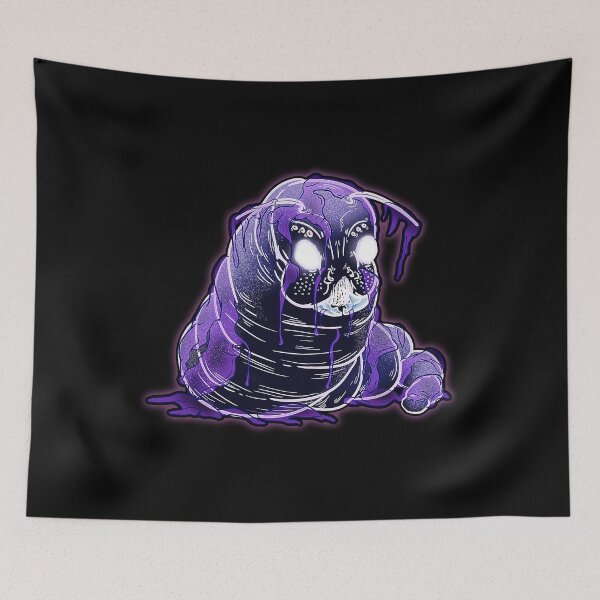 Item preview, Slime Worm Dark Purple designed and sold by iduzarts.
